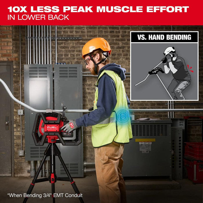 Milwaukee M18 FUEL Branch Conduit Bender with AUTO-ZERO M18 5150-20