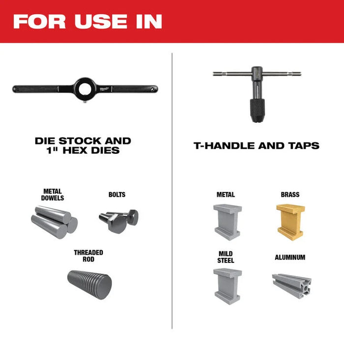 Milwaukee 20PC Metric Tap & Drill Bit Set