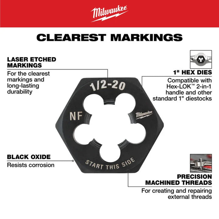 Milwaukee 20PC Metric Tap & Drill Bit Set