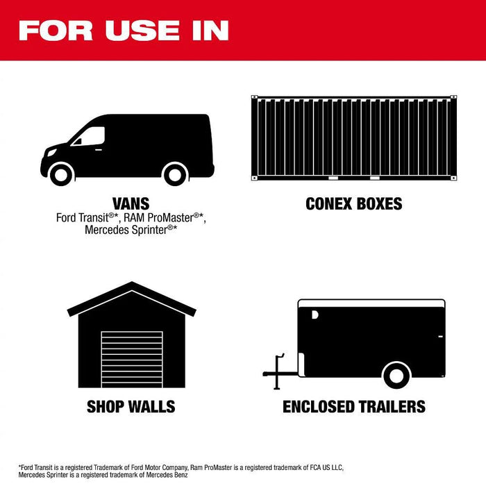 Milwaukee 48-21-8000 PACKOUT Rack Drawer Storage System w/ 50 lbs Capacity 48-21-8000