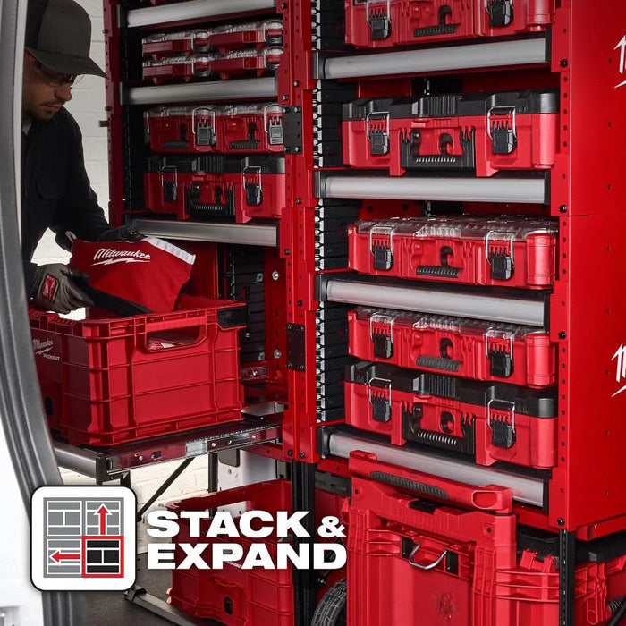 Milwaukee 48-21-8070 PACKOUT Modular Storage System Rack Kit w/ Sliding Drawers