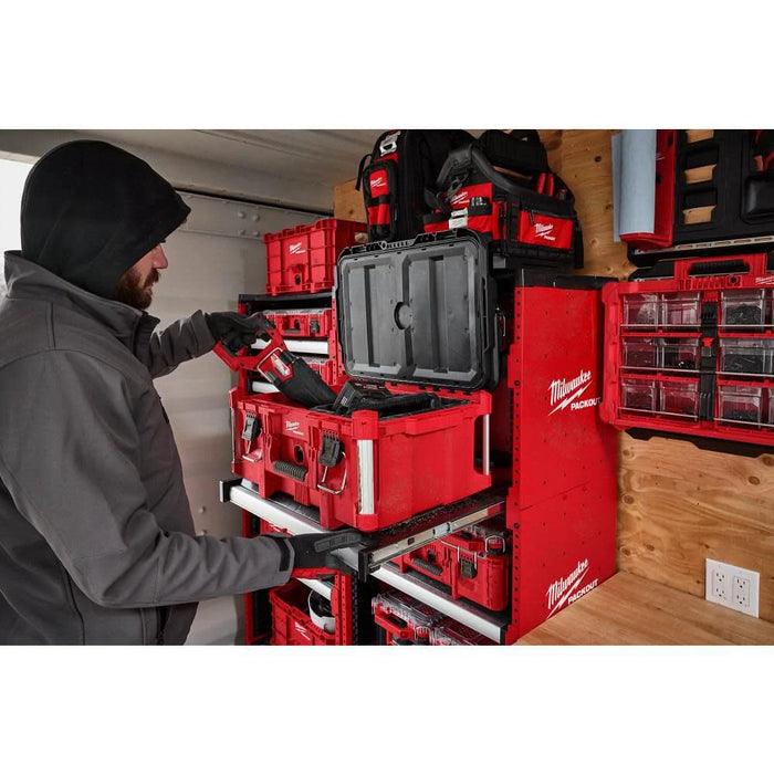 Milwaukee 48-21-8070 PACKOUT Modular Storage System Rack Kit w/ Sliding Drawers