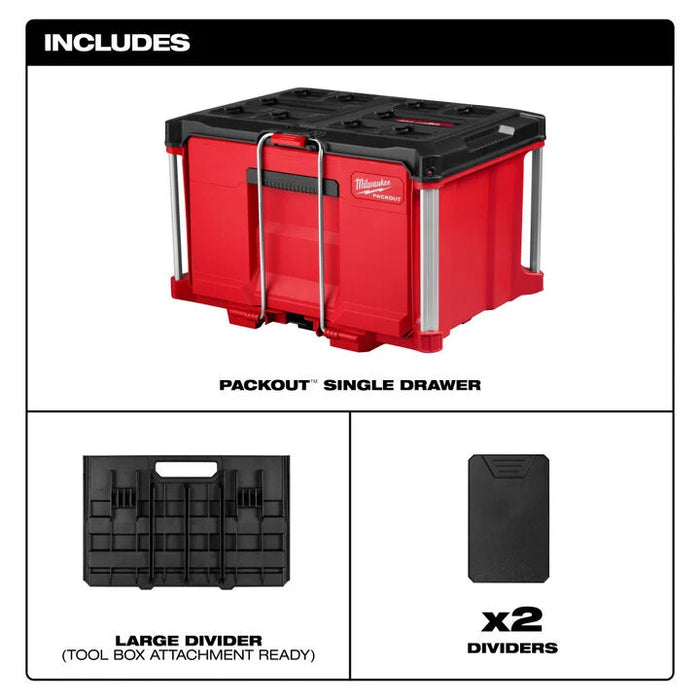 Milwaukee PACKOUT™ Single Drawer Tool Box