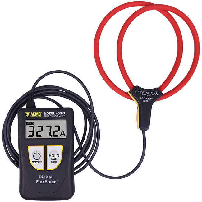 AEMC 2153.31 Digital FlexProbe® Model 400D-10 w/6' Lead (TRMS, 4AAC, 40AAC, 400AAC)