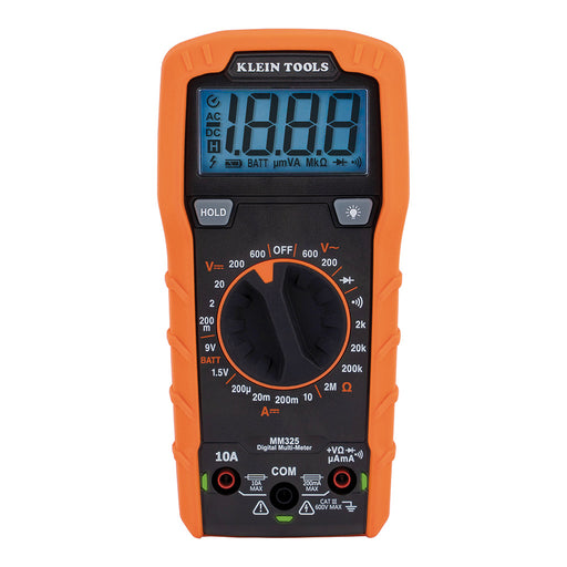 KLEIN TOOLS Digital Multimeter, Manual-Ranging, 600V