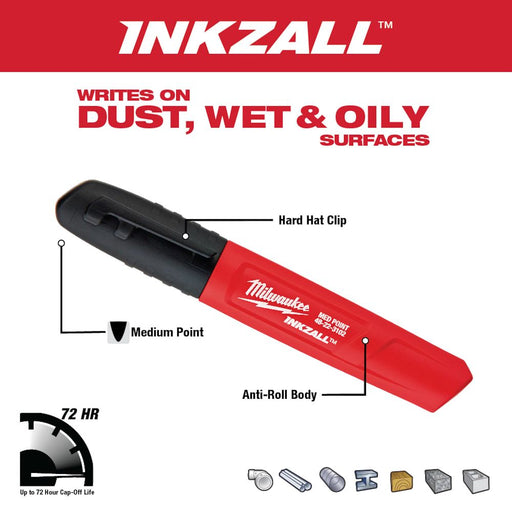 Inkzall™ Black Medium Point Marker