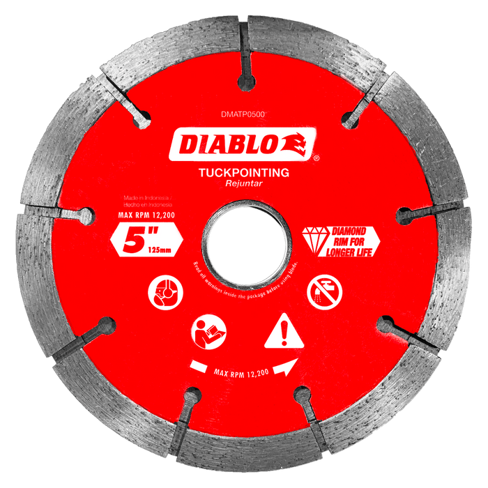 DIABLO 5" Diamond Tuck Point Blade For Masonry