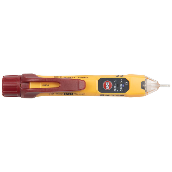 KLEIN TOOLS Dual Range Non-Contact Voltage Tester, 12 - 1000V AC