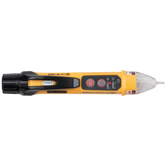KLEIN TOOLS Non-Contact Voltage Tester Pen, Dual Range, w/ Laser Pointer
