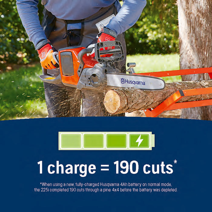 Husqvarna Power Axe 225i 14 inch 40V Battery Powered Cordless Chainsaw, Battery and Charger Not Included 970547501