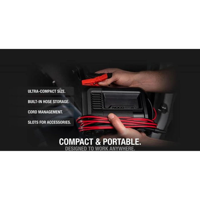 NOCO 12V 20A 280W 100 PSI 47 SLPM Portable Air Compressor/Inflator