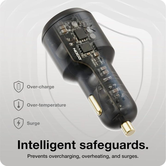 NOCO 65W 2-Port USB-C GaN Car Charger