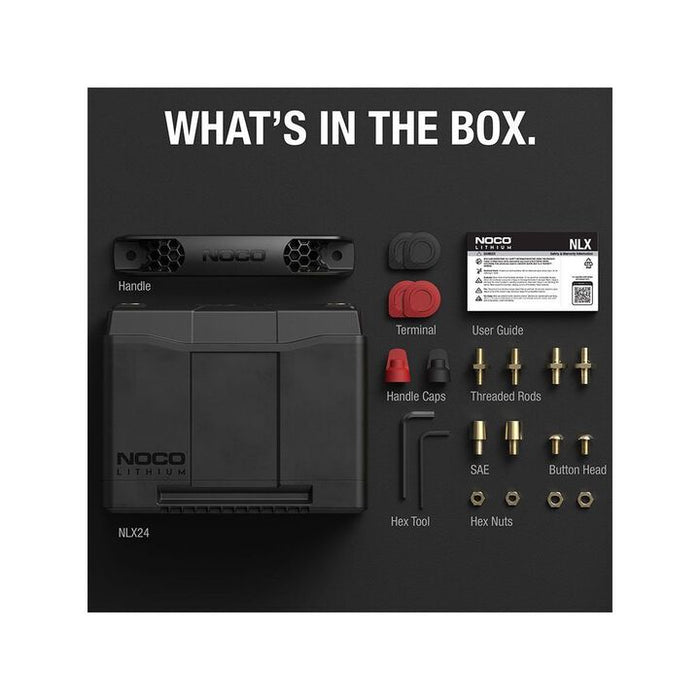 NOCO 90Ah Group 24 Rechargeable Li-Iron Phosphate (LiFePO4) Battery