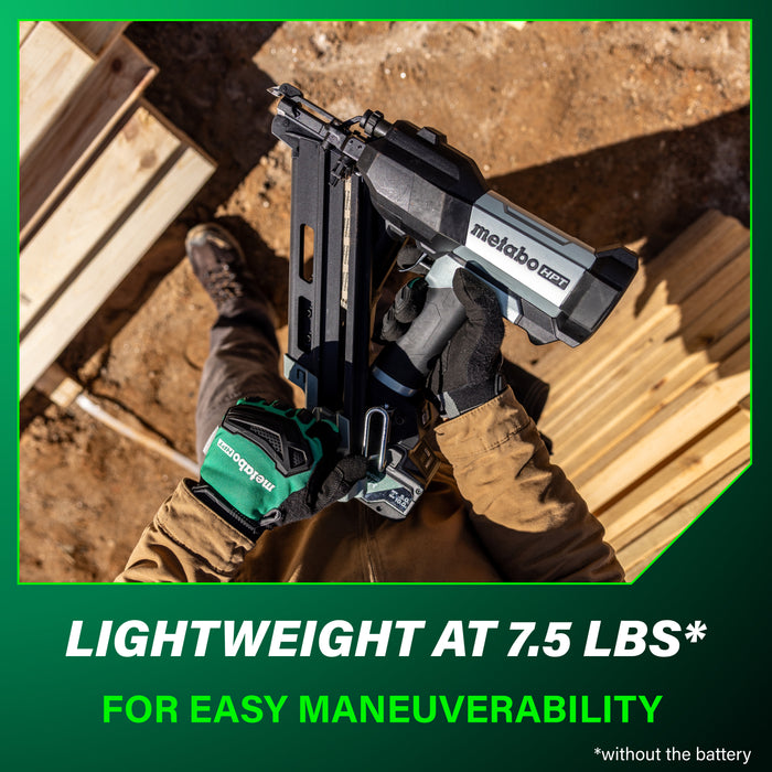 Metabo HPT 18V Cordless Pneumatic 2-1/2" Metal Connector Nailer Kit
