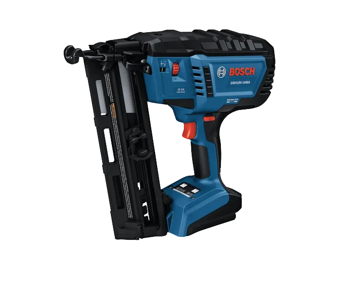 BOSCH 18V Brushless 16-Gauge Angled Finish Nailer (Bare Tool)