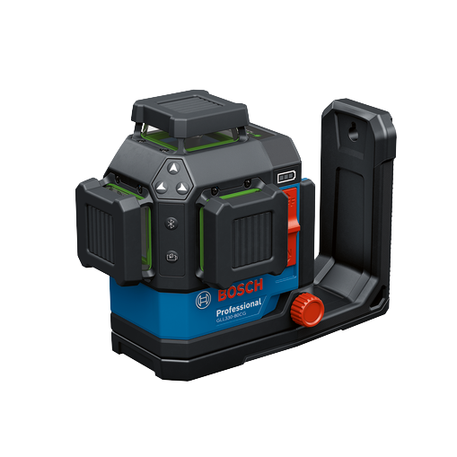 BOSCH 18V 360º Connected Green-Beam Three-Plane Leveling and Alignment Laser with (1) 4 Ah Battery