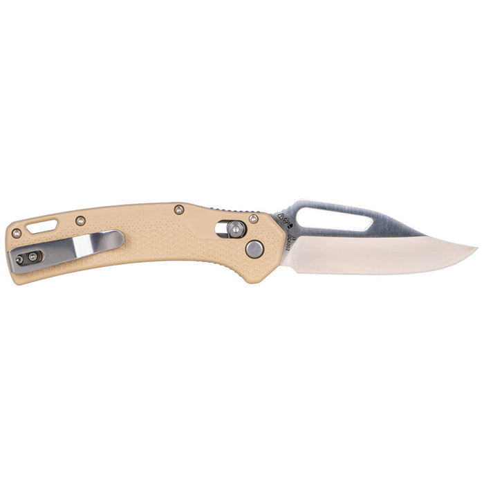 KLEIN TOOLS Clip Point Blade KTO Resurgence Knife w/ Sand Handle