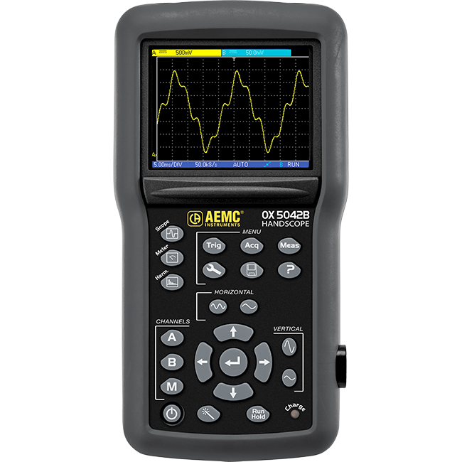 AEMC 2150.23 Handscope Portable Harmonic Analyzer Model OX 5042B w/ MN379T Kit