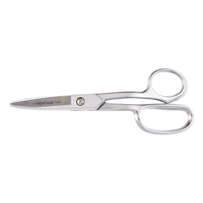 KLEIN TOOLS 8-7/8" Blunt Tip Curved Handle Shears