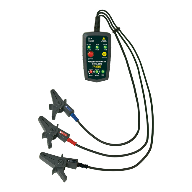 AEMC 2121.12 Phase Rotation Meter Model 6610 (Non-contact)