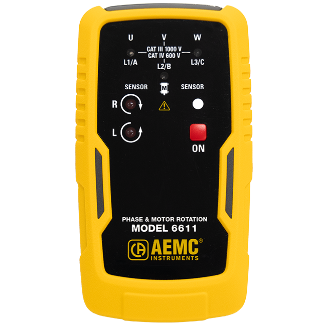 AEMC 2121.90 Phase & Motor Rotation Meter Model 6611