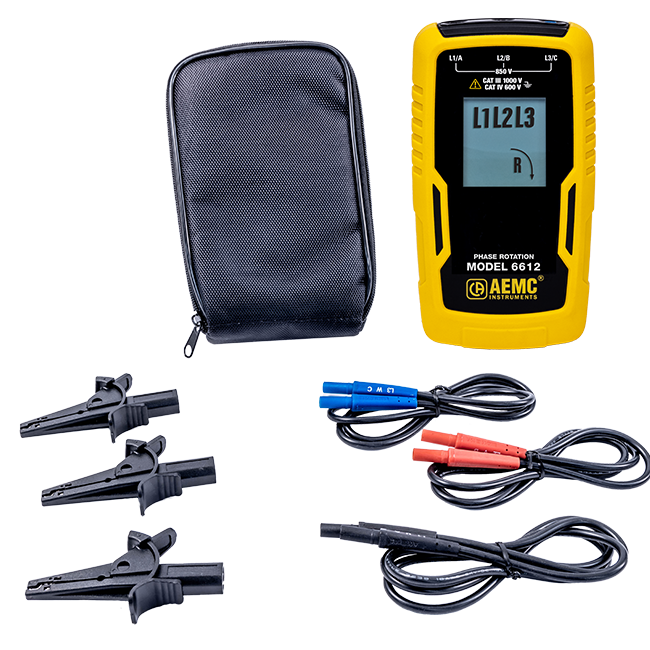 AEMC 2121.91 Phase Rotation Meter Model 6612