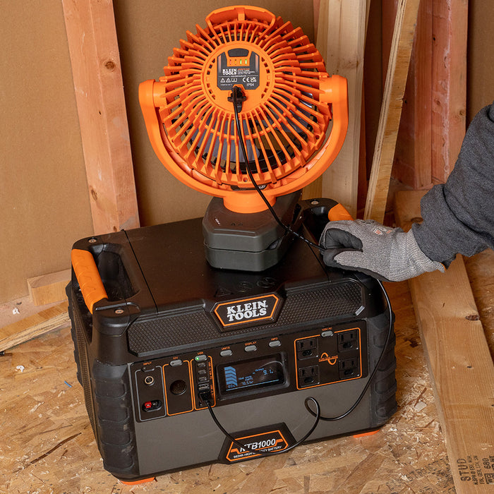 KLEIN TOOLS Rechargeable Clamping Fan