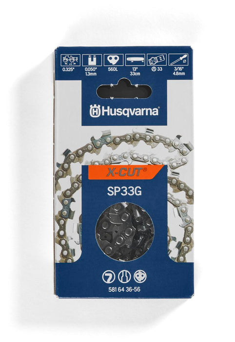 HUSQVARNA X-CUT SP33G, .325" Pitch, .050 Gauge