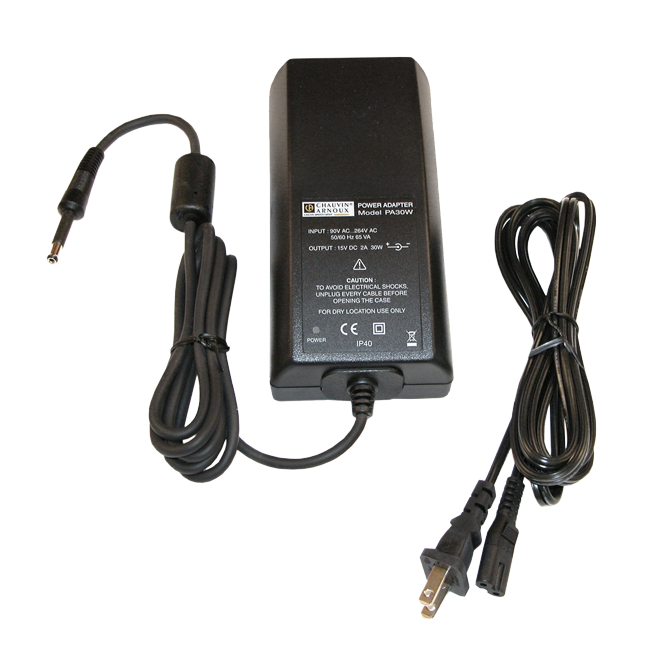 AEMC 5000.19 Power adapter (replacement) 110/230V with US power cord for use with models 8333, 8335, 8336 and C.A 6116