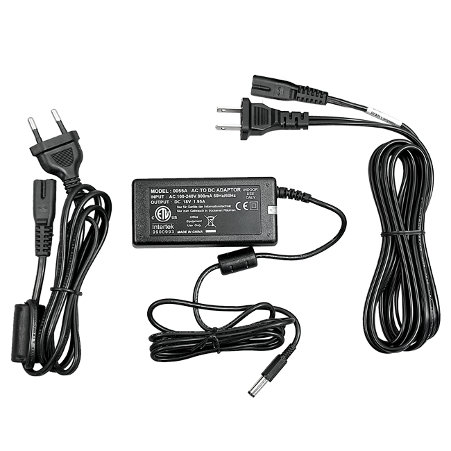 AEMC 5000.13 Power adapter 110/240V and power cord 115V US for ground tester models 6470, 6471 and 6472