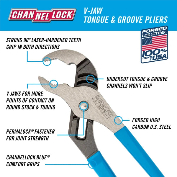 CHANNELLOCK 10" Tongue & Groove