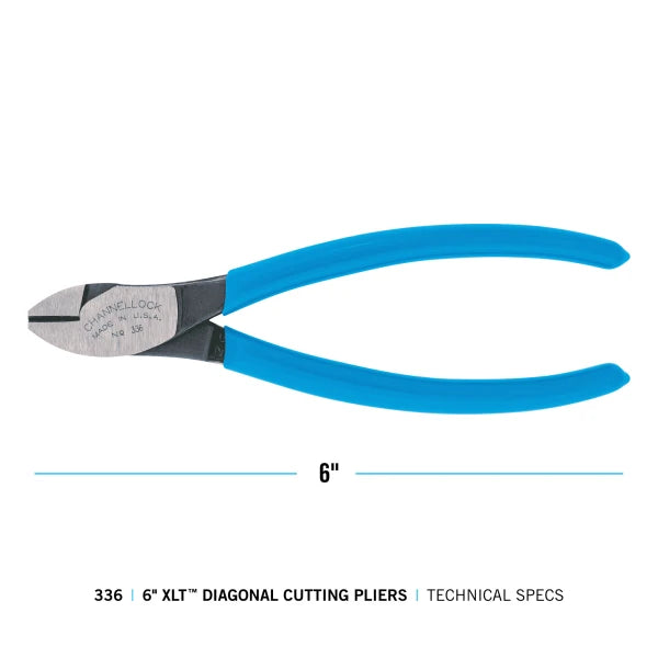 CHANNELLOCK 6” HL Diag Cutting Plier