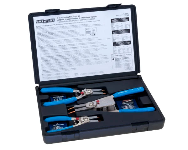 CHANNELLOCK 3pc Retaining Ring Set
