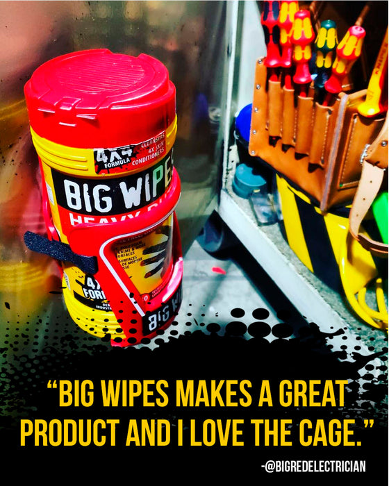 Big Wipes The Cage Wall & Van Bracket