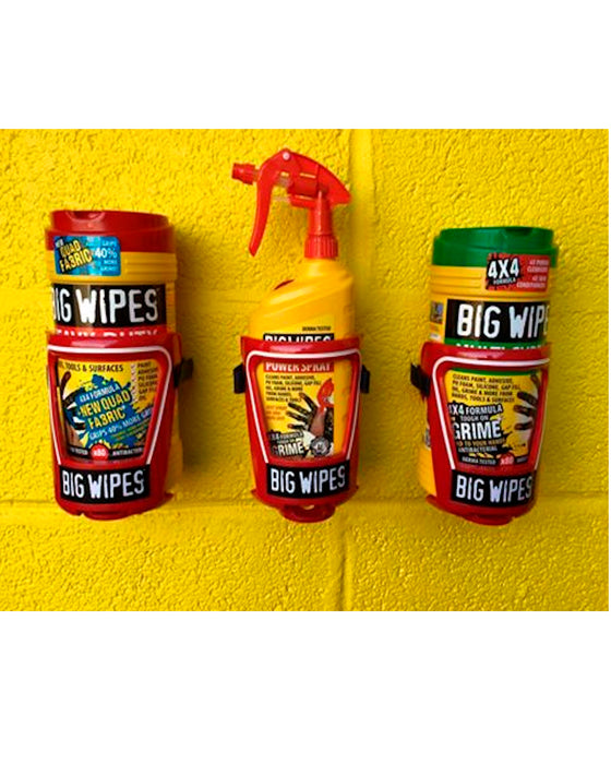 Big Wipes The Cage Wall & Van Bracket