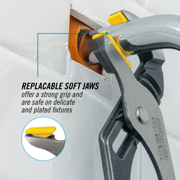 CHANNELLOCK 10" Soft Jaw Tongue & Groove Pliers
