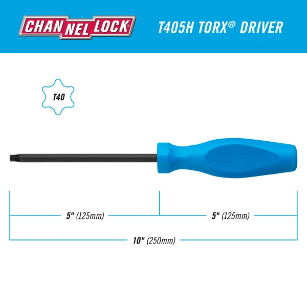 CHANNELLOCK TORX® T40 X 5" Screwdriver
