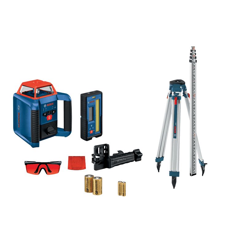 BOSCH REVOLVE2000 Self-Leveling Horizontal Rotary Laser Kit