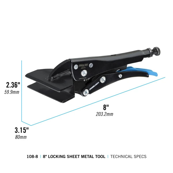 CHANNELLOCK 8" Locking Sheet Metal Tool