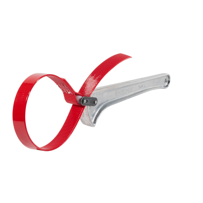 KLEIN TOOLS Llave de correa plateada/roja GRIP-IT® de 12"