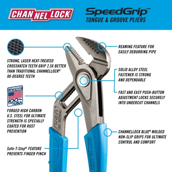 CHANNELLOCK 10" Tongue & Groove