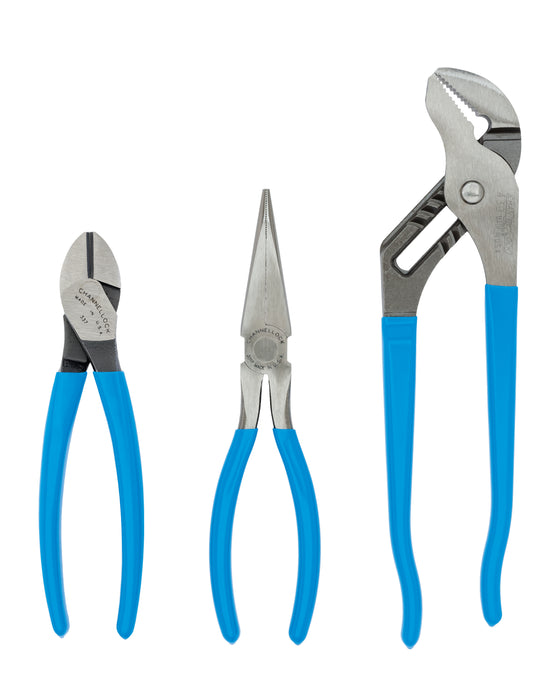 CHANNELLOCK 3pc Plier Set