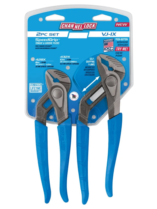CHANNELLOCK 2pc Tongue & Groove Set