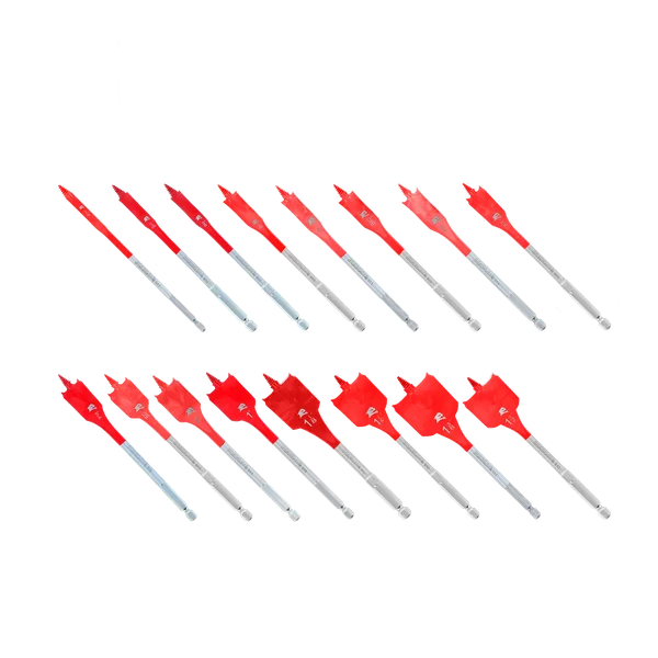 Diablo 16 Piece Spade Bit Set for Wood w/ Case