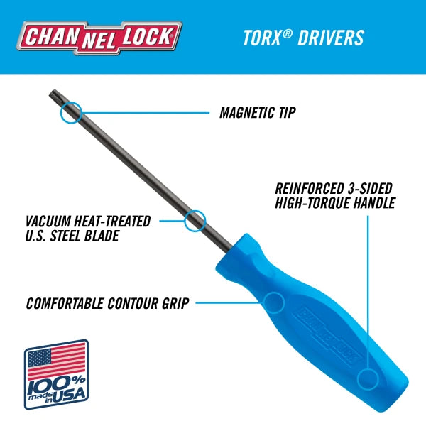 CHANNELLOCK TORX® T25 X 4" Screwdriver