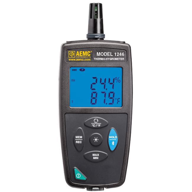 AEMC 2121.73 Thermo-Hygrometer Datalogger Model 1246