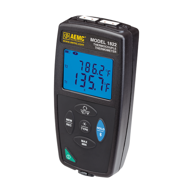 AEMC 2121.75 Thermocouple Thermometer Datalogger Model 1822