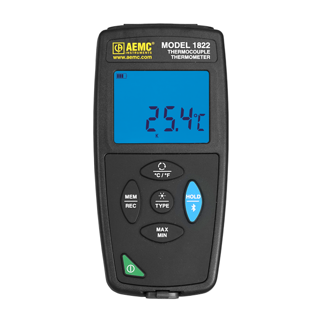 AEMC 2121.75 Thermocouple Thermometer Datalogger Model 1822