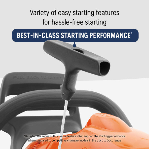 Husqvarna 440 40.9-cc 18 inch Gas Chainsaw, 0.050" Gauge and .325" Pitch 970612318