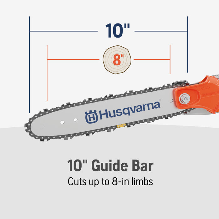 Husqvarna 122LKP Polesaw, 21.7-cc 2-cycle Attachment Capable